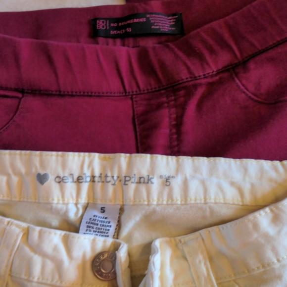 Colorful stretch pants lot of 3 - Picture 2 of 4